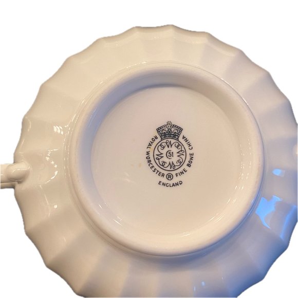 Royal Westchester Cream or Soup Bowl & Saucer Set Warmstry White Discont EUC - Picture 5 of 8